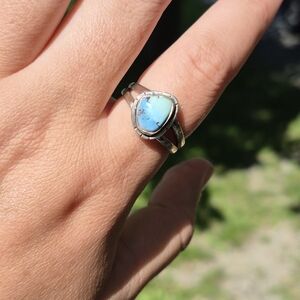 925 Silver Golden Hills Ring